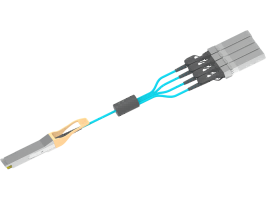 100G QSFP28轉4x 25G SFP28 AOC