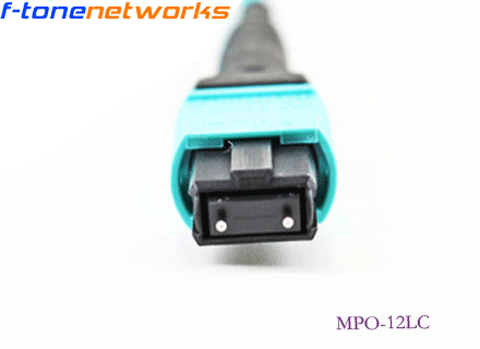 Fanout MPO/MTP-LC/UPC萬(wàn)兆多模OM3 12芯光纖跳線