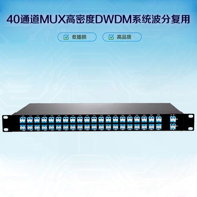 1U機架式50G AWG DWDM